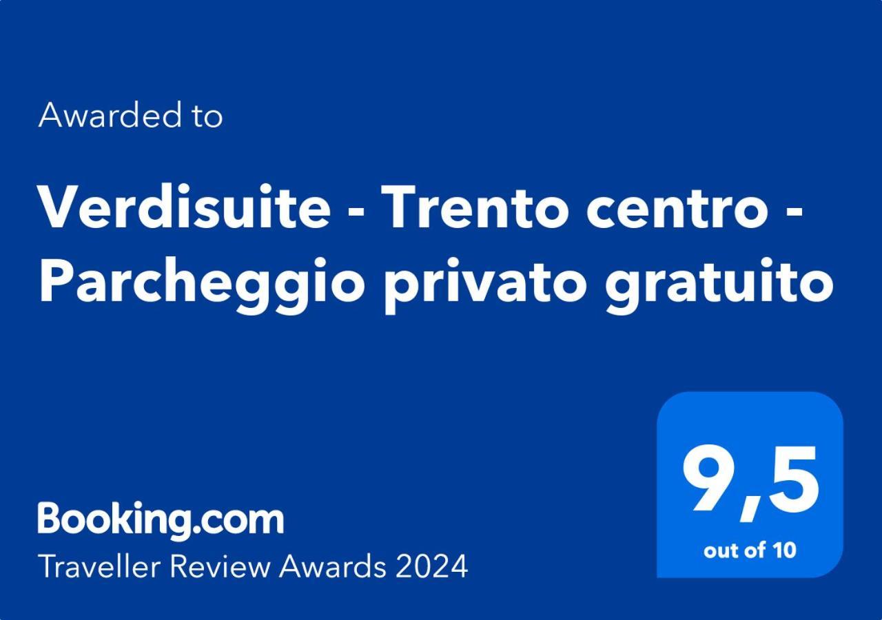Verdisuite - Trento Centro - Parcheggio Privato Gratuito Exteriör bild